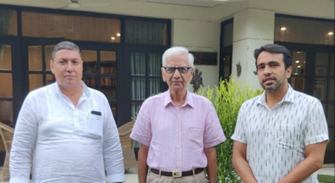 जयंत को मिला सोमपाल शास्त्री का आशीर्वाद