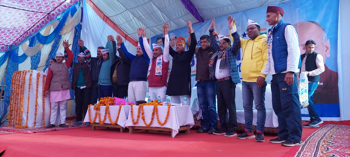 मनीष सिसोदिया ने उत्तरकाशी से की आम आदमी पार्टी के चुनाव अभियान की शुरूआत