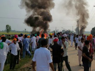 farmers protest