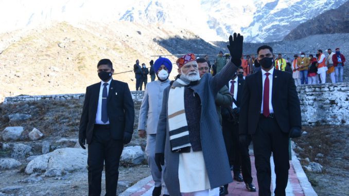 pm in kedarnath