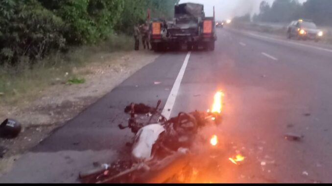 Fierce accident in Muzaffarnagar