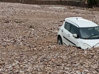 dehradun news rapaen mein fansi car