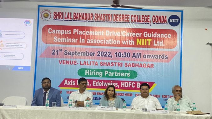 Training and placement drive organized in