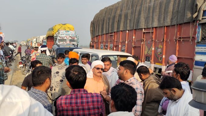 Haryana Police stopped UP paddy