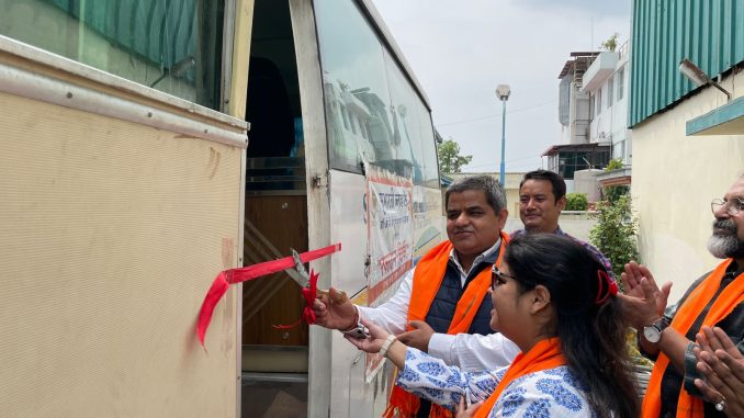 Laghu Udyog Bharti organized blood donation camp