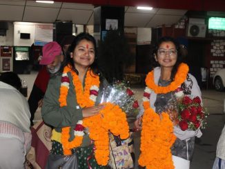 Two girl students of DAV PG College honored
