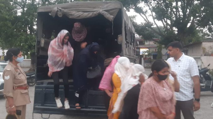 Police raided 24 spa centers in Saharanpur