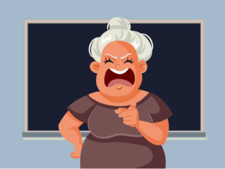 angry teacher
