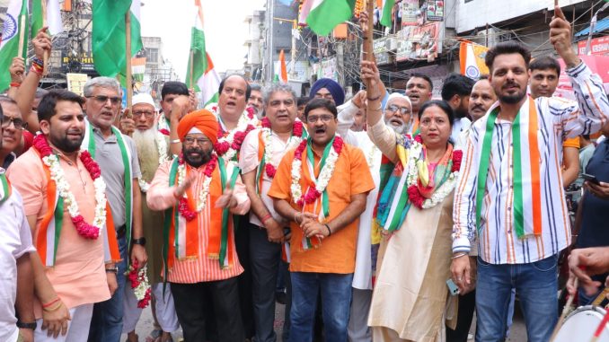 new delhi tiranga yatra
