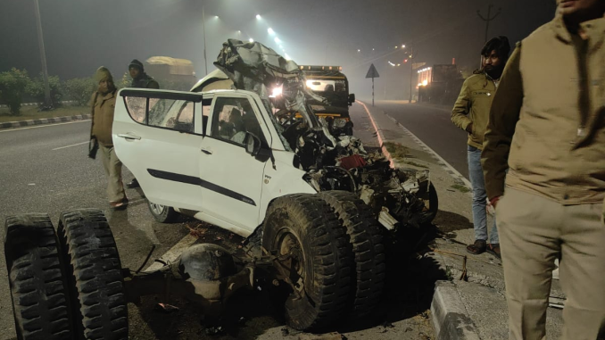 Horrific accident in Shamli